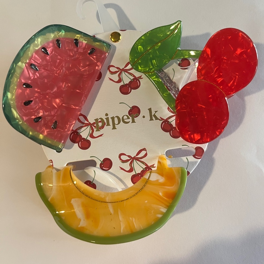 Piper K Fun and Fruity Hair Accessories Set